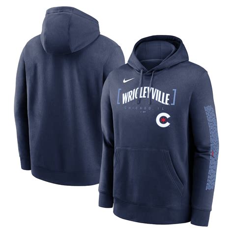 Chicago Cubs Nike City Connect Club Pullover Hoodie Navy