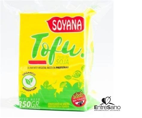 Tofu Pasta De Soja 350 Gr Soyana Entresano