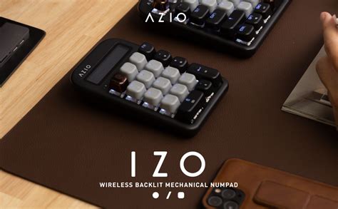 AZIO IN412 IZO Number Pad Red Switches In Golden Iris Newegg