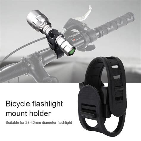 AU Universal Adjustable 360 Degree Rotation Bicycle Headlight Holder