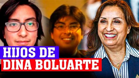 ELLOS SON los HIJOS de DINA BOLUARTE PRESIDENTA DEL PERÚ YouTube