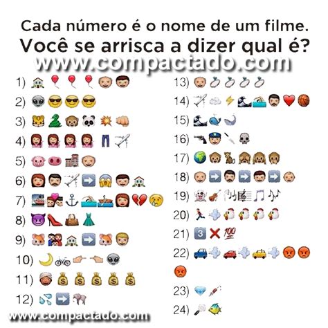 Filmes Em Emoticons Descubra Os Nomes Compactado