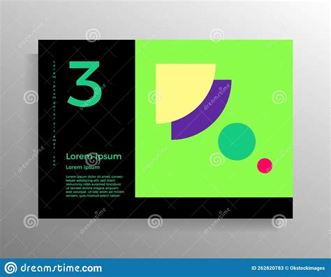 Cover Design For Booklet Brochure Folder Book Poster Stock