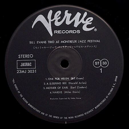 Bill Evans At The Montreux Jazz Festival