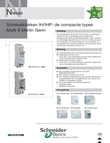 Merlin Gerin Ihp Multi De Handleiding Manualzz