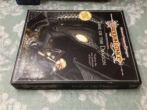 Adandd 2nd Edition Dragon Lance Time Of The Dragon Box Set Tsr Ebay