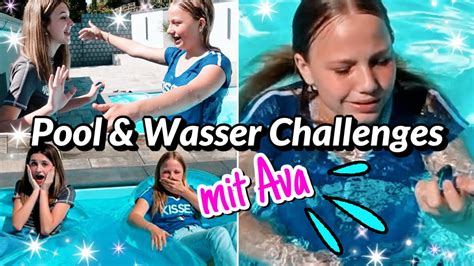 SUMMER FUN POOL WASSER CHALLENGES MIT AllesAva HEY ISI YouTube