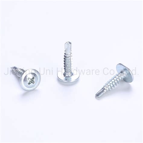 Wafer Truss Head Phillips Self Drilling Screw Zinc Plated 304 316