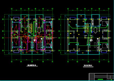 三层住宅楼电气施工设计图纸免费下载 电气图纸 土木工程网