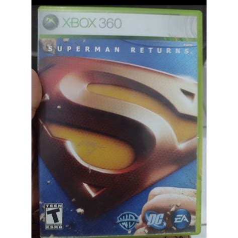 Superman returns Jogo mídia física original de Xbox 360 seminovo sem