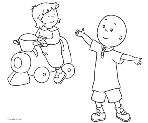 Coloriages - Caillou - Coloriages Gratuits à Imprimer