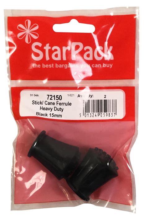 Walking Stick Ferrule Heavy Duty 16mm Pack Of 3