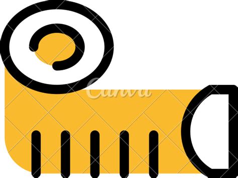 Fabric Tape Measure Illustration Vector On A White Background