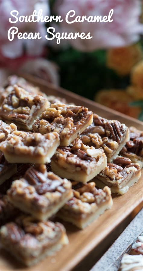 How To Make Southern Pecan Caramel Squares Culinary Crafts