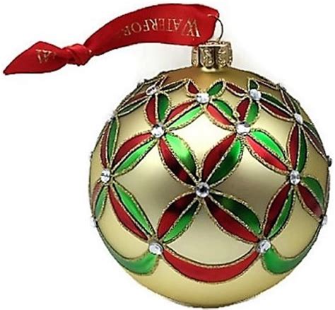 Amazon Waterford Holiday Heirlooms Wedge Ball Ornament Home