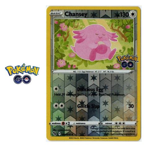 Pokemon Go Chansey Chaneira Reverse Holo En Kaufen Auf Ricardo