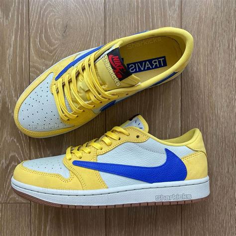 Travis Scott X Air Jordan Low Og Wmns Canary Dz Nice Kicks