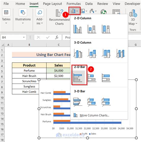 How to Create a Bar Graph in Excel with 2 Variables - 3 Methods