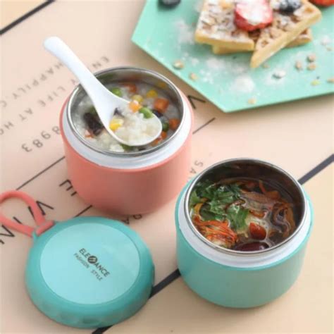 304 Stainless Steel Food Thermal Jar Insulated Soup Thermos Containers