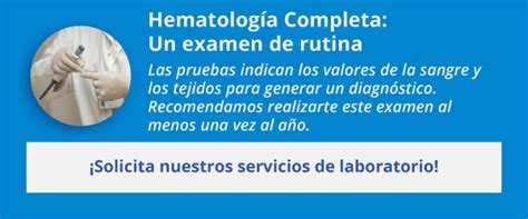 C Mo Leer Tu Hematolog A Completa Policl Nica Metropolitana