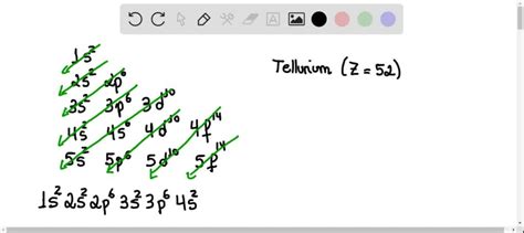 Solved The Element Tellurium Te Has Six Valence Electrons Its