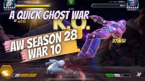 Alliance War Season 28 War 10 SSx 1 Ghost And Elsa Marvel Contest