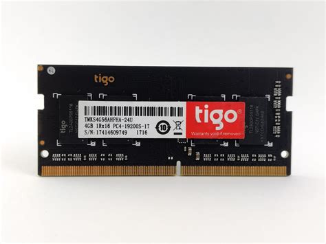 Оперативная память для ноутбука SODIMM Tigo DDR4 4Gb PC4-2400 ...