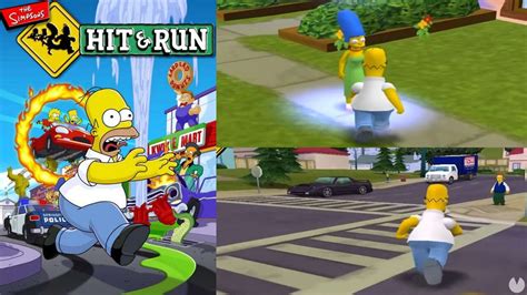 Sabes en qué juego se inspiró The Simpsons Hit and run Windtux