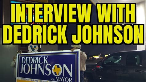 Interview With Dedrick Johnson Candidate For Mayor Of Texas City Tx