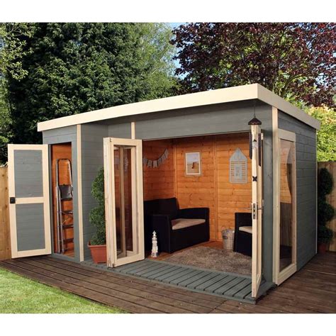 ShedsWarehouse.com | OXFORD SUMMERHOUSES | 12ft x 8ft (3.56m x 2.50m ...