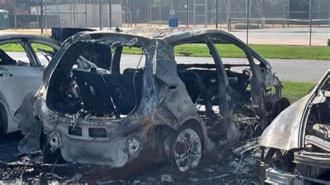 Watch as a recalled Chevy Bolt bursts into flames in a parking lot ...