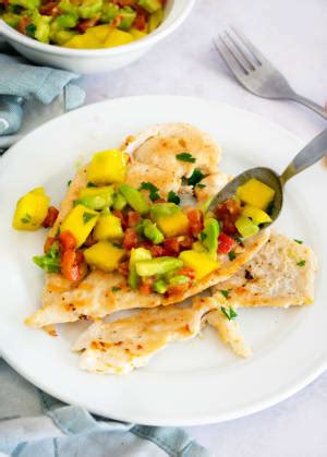 Pechuga De Pollo Con Ensalada De Mango Y Aguacate Receta Ekilu