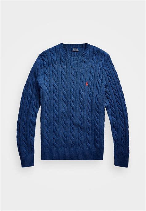 Polo Ralph Lauren Trui Rustic Navy Heather Donkerblauw Zalando Be