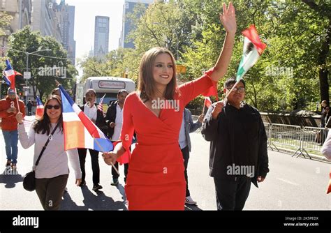 New York USA 9th Oct 2022 NEW The Hispanic Day Parade NYC 2022