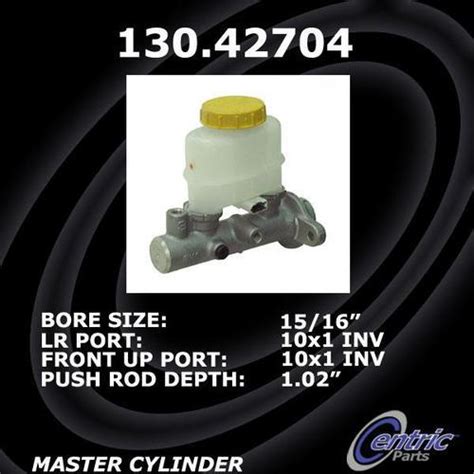 Find Centric Brake Master Cylinder Premium Master Cylinder