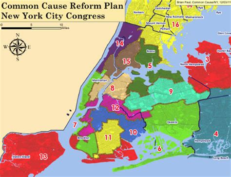 Map Of New York City Congressional Districts