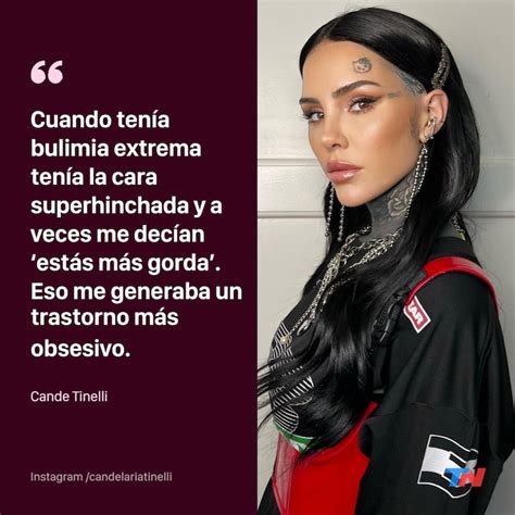 Cande Tinelli Recordó La época En La Que Sufrió “bulimia Extrema” El Duro Mensaje Que Le Dejó A