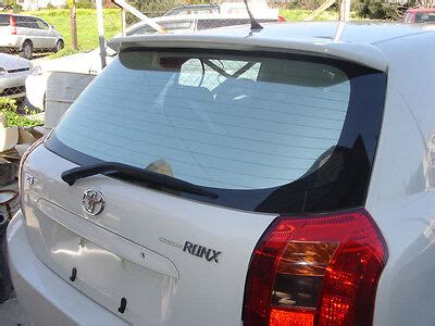 Roof Rear Spoiler Wing For Toyota Corolla Runx Allex Door