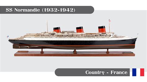 Ss Normandie Model Ship Factory Direct Models 56 Off