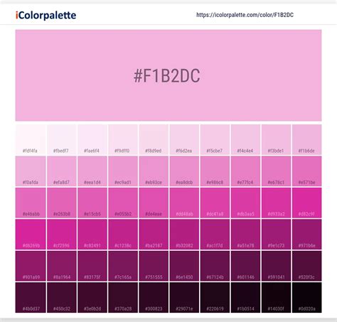 Pantone Magenta 0521 C Color | Hex color Code #F1B2DC information | Hsl ...