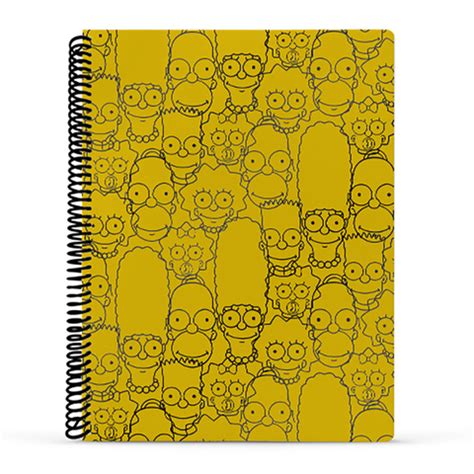 Cuaderno Universitario Mooving The Simpsons T Semi R Gida H Rayado