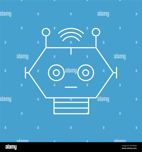 Artificial Intelligence And Machine Learning Line Icon Stock Photo Alamy