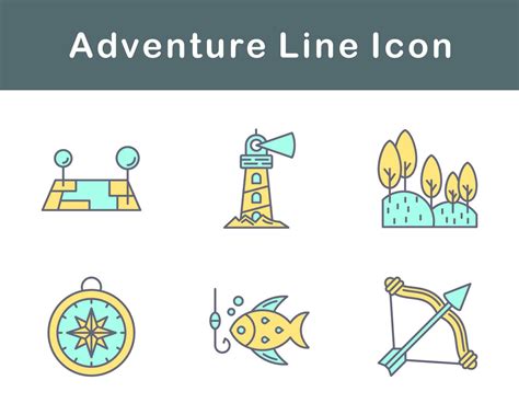 Adventure Vector Icon Set 20643015 Vector Art At Vecteezy