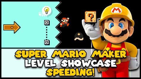 Speeding Level Showcase Super Mario Maker Youtube