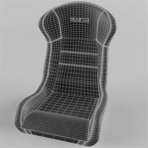 Racing Sport Seat Sparco Stradale Performance 3d Model Cgtrader