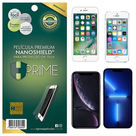 Película Premium HPrime Nanoshield para iPhone 5 5S SE 7 8 X XR