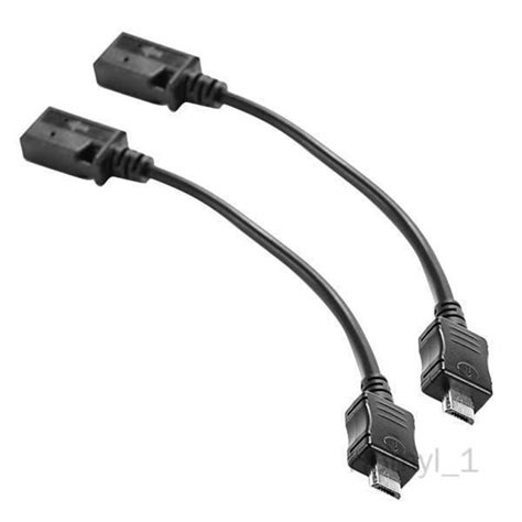 Adaptateur De Otg Micro Usb Mâle Vers Mini Usb Femelle 5x2 Pièces