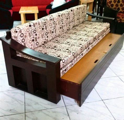 Teak Wood 2 Seater Wooden Sofa Cum Bed At Rs 25000 In Chennai ID