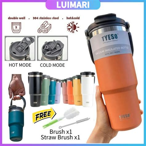 tyeso tumbler  handle ml  stainless steel