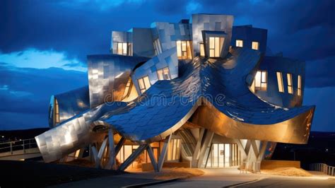 Bizarre Architecture of Art Building, Creative Comeliness Stock Photo ...